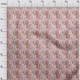 thumbnail image 3 of oneOone Rayon Peach Fabric Cactus Craft Projects Decor Fabric Printed By The Yard 56 Inch Wide, 3 of 5