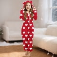 thumbnail image 2 of Pyjama pour Bébé Fille, Combinaison à Capuche à Manches Longues pour Chaleur Hivernale, 2 of 5