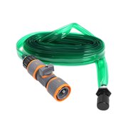 davian Flat Soaker Hose with Holes Saving Water Easy to Install Water Dripping Hoses Sprinkler Hose for Garden for Garden Trees Lawn 4.5m