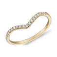 thumbnail image 1 of 0,20 Ct T.p. Rond Véritable Diamond Superbe Alliance Éternité pour Femmes en Or Jaune Massif 14K Taille 3,5, 1 of 1