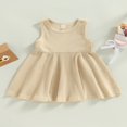 thumbnail image 2 of Robe d'Été Sans Manches à Col Rond pour Bébé Fille, 2 of 8