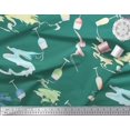 thumbnail image 2 of Soimoi Rayon Crepe Fabric Damask Ethnic Print Fabric by the Yard 46 Inch Wide, 2 of 3