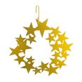 thumbnail image 2 of Village Wrought Iron HOS-45Y Star Wreath Decorative Hanging Silhouette, Yellow, 2 of 2