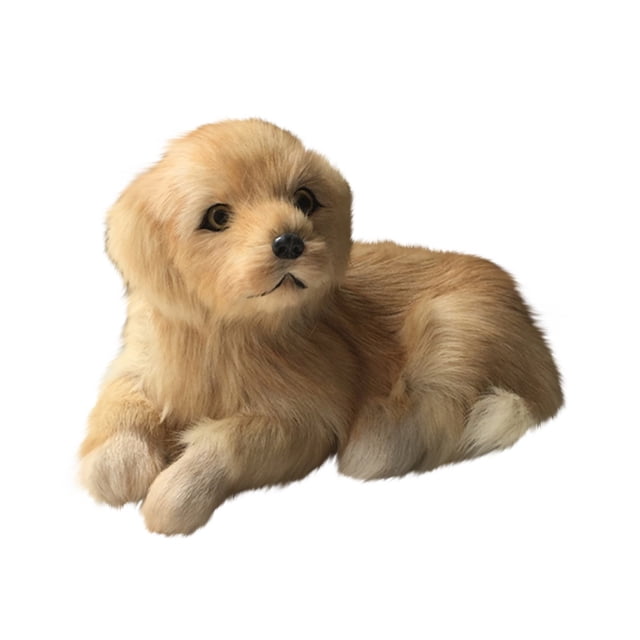 Fridja Simulation Modèle Animal Simulation Modèle Golden Re triever Jouets en Peluche