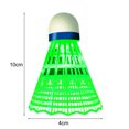 thumbnail image 3 of LJNYFDC Nylon Plastic Ball Badminton 3/6Pcs Luminous Badminton Balls Set Nylon Sport Badminton for Children and Adults Colorful Light Up LED Shuttlecocks, 3 of 6