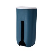 Meitianfacai Garbage Bag Storage Box Plastic Containers Plastic Storage Box White Garbage Bags Wall Trash Bag Boxes Garbage Bags Dispenser Wall Mounted Garbage Bag Dispenser, Blue