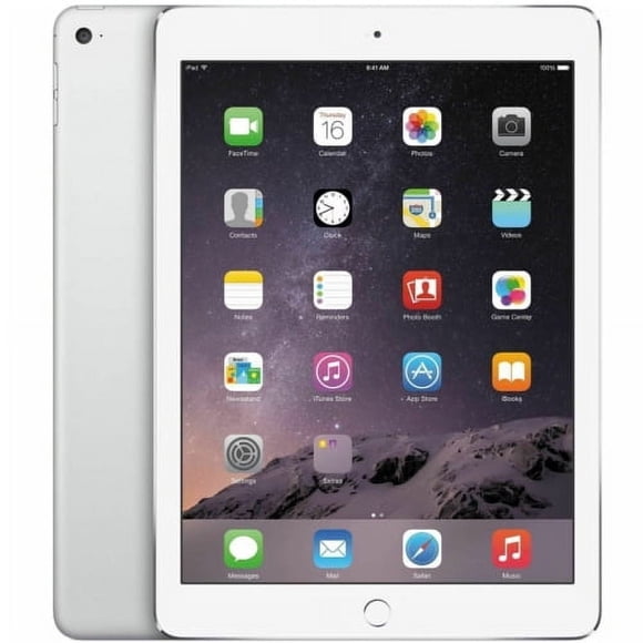iPad Air 2 Apple Remis à Neuf 16 Go, Wi‐Fi, 9,7 Po - Argent - (MGLW2LL/A) (Remis à Neuf)