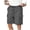 Dark Gray, variant on Lmnyox Summer Cargo Shorts Mens Elastic Waist Drawstring Sweat Shorts Casual Loose Plain Sport Shirts with Pocket
