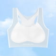 thumbnail image 2 of hengsof Girls' Developmental Underwear, Summer Fashion Solid Color Thin Comfortable Breathable Vest Bra, Suitable for Children, 2 of 8