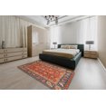 thumbnail image 4 of Ahgly Company Tapis d'Intérieur Rectangulaires Abstraits Orientaux Rouges, 2 Pieds x 4 Pieds, 4 of 6