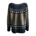 thumbnail image 4 of 2025 Chandails pour Femmes Hiver Automne Teints en Pièce Décontractés Amples à Manches Longues à Boutons Chandails Molletonnés Hauts en Tricot, 4 of 9