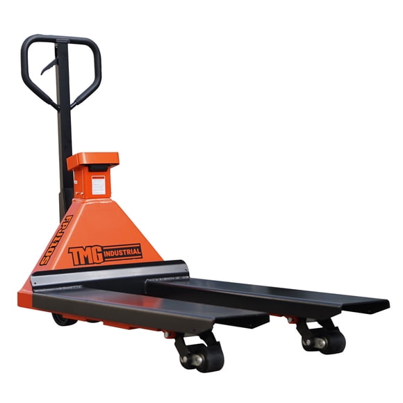 TMG Industrial 11000 lb Pallet Jack with Integrated Digital Scale, TMG-FPJ110S