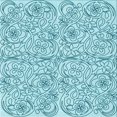 thumbnail image 1 of Ahgly Company Machine Washable Indoor Square Transitional Blue Ivy Blue Area Rugs, 4' Square, 1 of 7