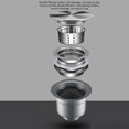 thumbnail image 4 of Kitchen Sink, Workstation Kitchen Sink Stainless Steel Multifunction  for Bar Sink, 4 of 7