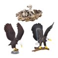 thumbnail image 2 of Ensemble de Statues Eagle 3 Pcs Modèle de Eagle Réaliste Volant Ornement de Simulation Eagle, 2 of 9
