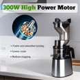 thumbnail image 4 of Intexca 300W Cold Press Juicer, 5.1" Feeding Chute, Quiet, Pulp Separation, Stainless Steel, 4 of 7