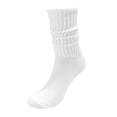 thumbnail image 3 of XIAQUJ Socks Solid Color Crew Socks Colorful Lightweight Cotton Socks Stockings White One Size, 3 of 4