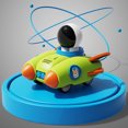 thumbnail image 1 of Jouet Astronaute de l'Espace à Pousser, Voiture à Rétrofriction, Marche, Jouet Coloré, 1 of 8