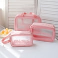 thumbnail image 4 of Coofit Toiletry Bag Large Capacity Waterproof Zipper Travel Cosmetic Pouch Shaving Bag, 4 of 10