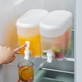 thumbnail image 4 of 3.5L Water Dispenser with Faucet, Plastic Beverage Jug for Cold Drinks, Juice, Home Use and Parties, Large Capacity, Easy Clean Parts, 4 of 6