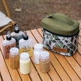 thumbnail image 1 of SuoKom Sac de Rangement pour Assaisonnements d'Extérieur Ensemble de 7 Pcs Sac de Rangement pour Bouteilles d'Assaisonnement de Camping Ensemble de Pots d'Assaisonnement Sac à Main, 1 of 9