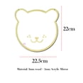 thumbnail image 2 of Nordic Wood Acrylic Mirror Wall Camera Props Wall Decoration D, 2 of 4