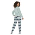 thumbnail image 3 of George Women's Texture Plush Pajamas 2-Piece Set, 3 of 6