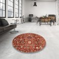 thumbnail image 3 of Ahgly Company Indoor Rectangle Abstract Red Oriental Area Rugs, 8' x 12', 3 of 6