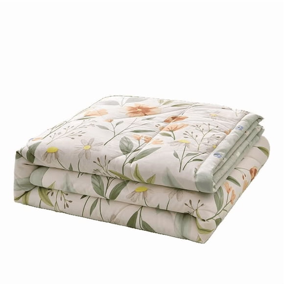 Clearance Items!Pamqxs Comforter Queen Size Double Blanket For Hot Sleepers And Night Sweats Q Max 0.4 Breathable Summer Comforter Quilt Lightweight Soft Silky Smooth