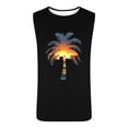 thumbnail image 4 of JDQJBZ Débardeurs Style Homme Couleur Unie Col Ras du Cou Sans Manches, 4 of 5