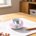 thumbnail image 1 of Manual One-Hole Pencil Sharpener for Regular and Colored Pencils, Plastic Compact Handheld Sharpener, Small 3.5 x 3.5 x 1.5 cm, Assorted Pastel Colors, 1 of 6
