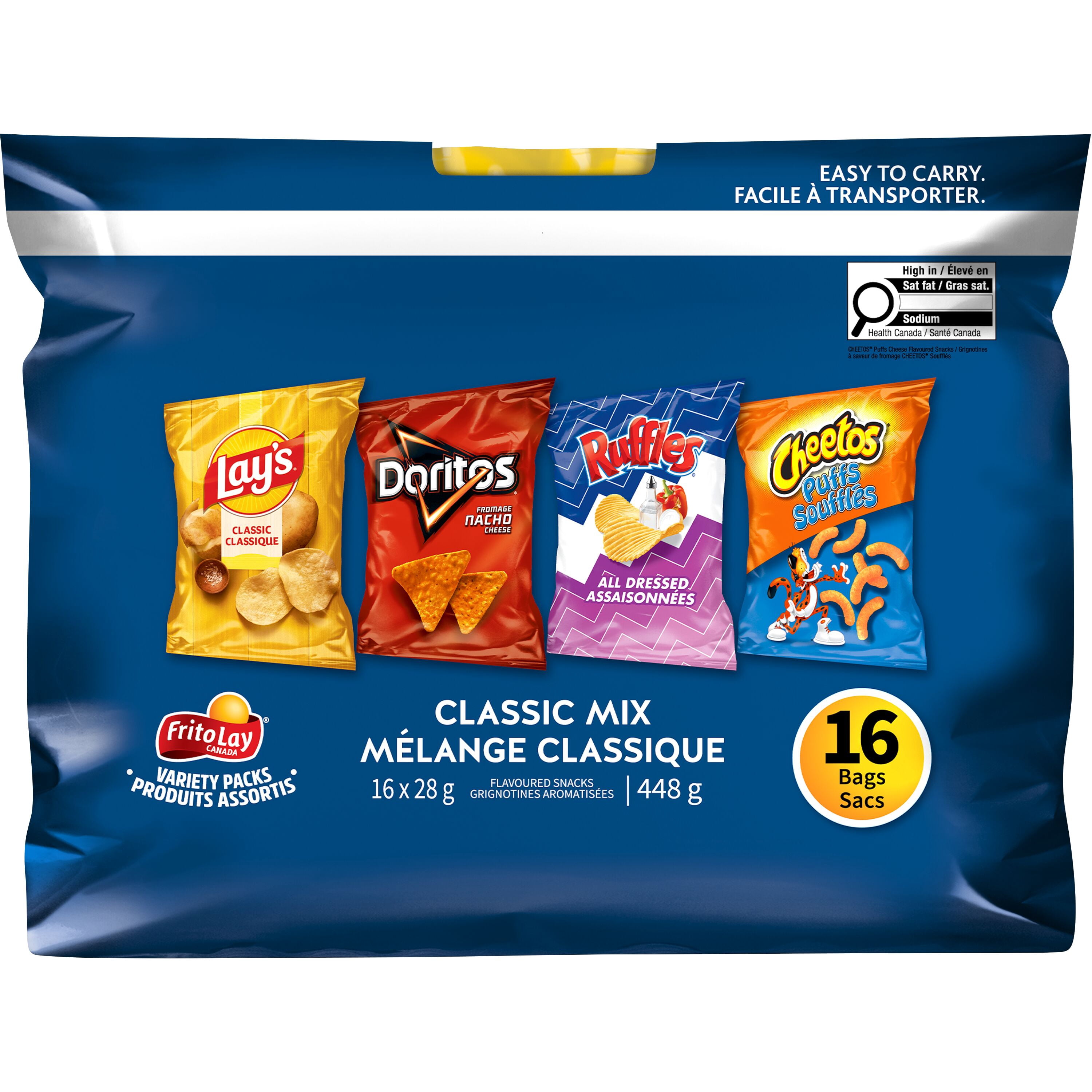 Frito-Lay Classic Mix Snacks Variety Pack 16 bags