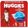 thumbnail image 1 of Huggies Little Snugglers Baby Diapers, Econo Pack, Size 1, Count 198, 1 of 5