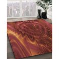 thumbnail image 3 of Ahgly Company Tapis Rectangulaire Lavable en Machine Intérieur Transitionnel Orange Rouge Orange, 7 Pieds x 10 Pieds, 3 of 7