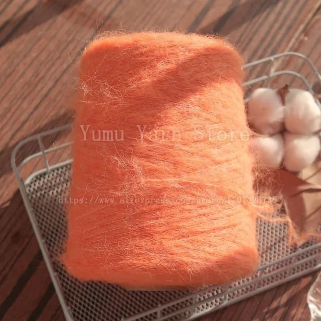500G/Ball Multicolor Soft Mohair Yarn For Hand Knitting Woollen Acrylic Long Fluffy Crocheting Thread DIY Sweater Fall Winter