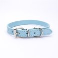 thumbnail image 1 of Collier Doux pour Chien, Sangle de Cou pour Petit Chiot Chaton Bleu TTP : 30*1.0 cm, 1 of 8