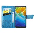 thumbnail image 3 of Case Premium PU Leather Flip Wallet Case Butterfly Embossed Full Body Protection Flip Stand Card Holder Magnetic Cover for iPhone 6 Plus(Blue), 3 of 6