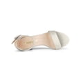thumbnail image 4 of BLISSFUL STEP Women's Shoes Ankle Strap Block Heel Buckle Open Toe Sandals Grey 5.5, 4 of 8