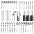thumbnail image 1 of Bestdin 48 Pieces Silverware Set Service for 8, Flatware Sets with Steak Knives, Food Grade Stainless Steel Tableware Set, Use for Home Kitchen Restaurant Hotel, Dishwasher Safe, Mirror Polished, 1 of 7