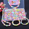 thumbnail image 4 of Kids DIY Jewelry Making Kit for Ages 4-6: 24 Compartments with "Warm Spring Colors" Beads, 9-Piece Tool Set – Educational Plastic Toy to Boost Intelligence, Hand-Eye Coordination & Creativity in, 4 of 6