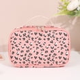 thumbnail image 1 of Dvkptbk Storage Large Capacity Travel Makeup Bag,Portable Cosmetic Bag Imitation Leather Osmetic Bag Large Opening Design Makeup Organizer Bag Home Essentials, 1 of 3