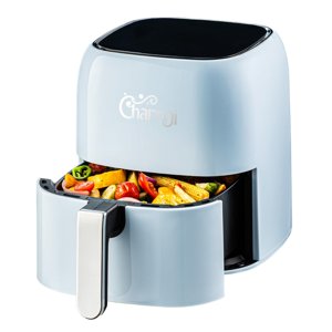 Charmi 5QT Air Fryer &ndash; Beautiful Retro Design, Stylish Countertop Look, Safe Auto Shutoff, Digital Touchscreen, 8 Cooking Presets, Digital Reci