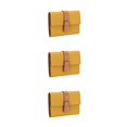thumbnail image 1 of pitrice Leather Women Purse Rectangular Trifold for Zipper Hasp Stylish Card Holder Photo Folder Wallet Notecase Birthday Gift Yellow 3Set, 1 of 6
