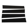 thumbnail image 1 of B C Pillar Post Trim,4pcs Black Pillar Posts Door Trim B Pillar Posts Door Window Trim Car Window Decoration Replacement For, 1 of 8