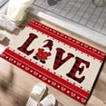 thumbnail image 1 of EGNMCR Outdoor Rug Bathroom Rugs Rugs for Living Room Valentine's Day Carpet Living Room Bedroom Doormat Holiday Floor Mat Gift Mat Foyer carpet, 1 of 3