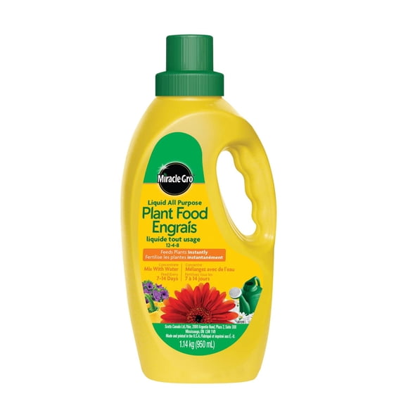 Miracle-Gro Liquid All Purpose Plant Food 12-4-8 950mL