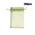 thumbnail image 1 of Small Gift Bags,Fruit Protection Green Yarn Mesh Bag with Drawstring,Organza Material for Gift Jewelry Trinket Packaging,Gift Bags Small Size, 1 of 6