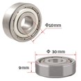 thumbnail image 4 of WAF 6200Z 10mm x 30mm x 9mm Rainure Profonde Roulement à Billes Scellé (1pcs), 4 of 4