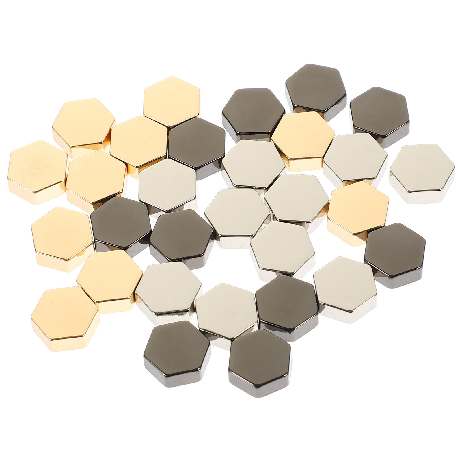 Miangastore Protective Studs For Bags Gun Metal Alloy 30Pcs 0.2X0.6X0.7In