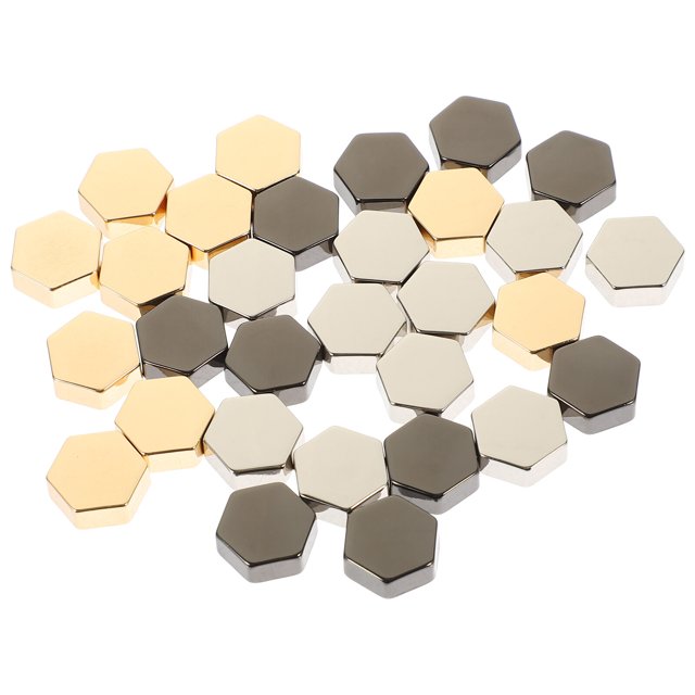 Miangastore Protective Studs For Bags Gun Metal Alloy 30Pcs 0.2X0.6X0.7In